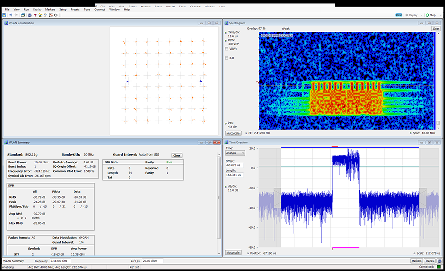 Tektronix SIGNALVUPC Vector signal analysis software